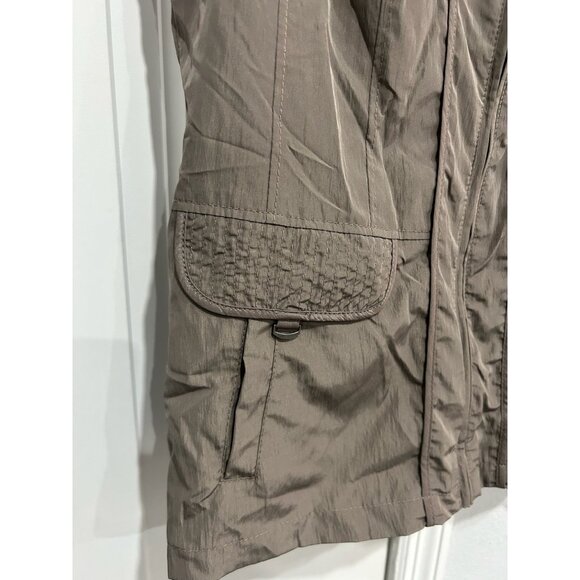 Barbara Lebek Womens Sleeveless Taupe Lightweight Puffer Vest Size 8 Outdoor - Picture 3 of 11